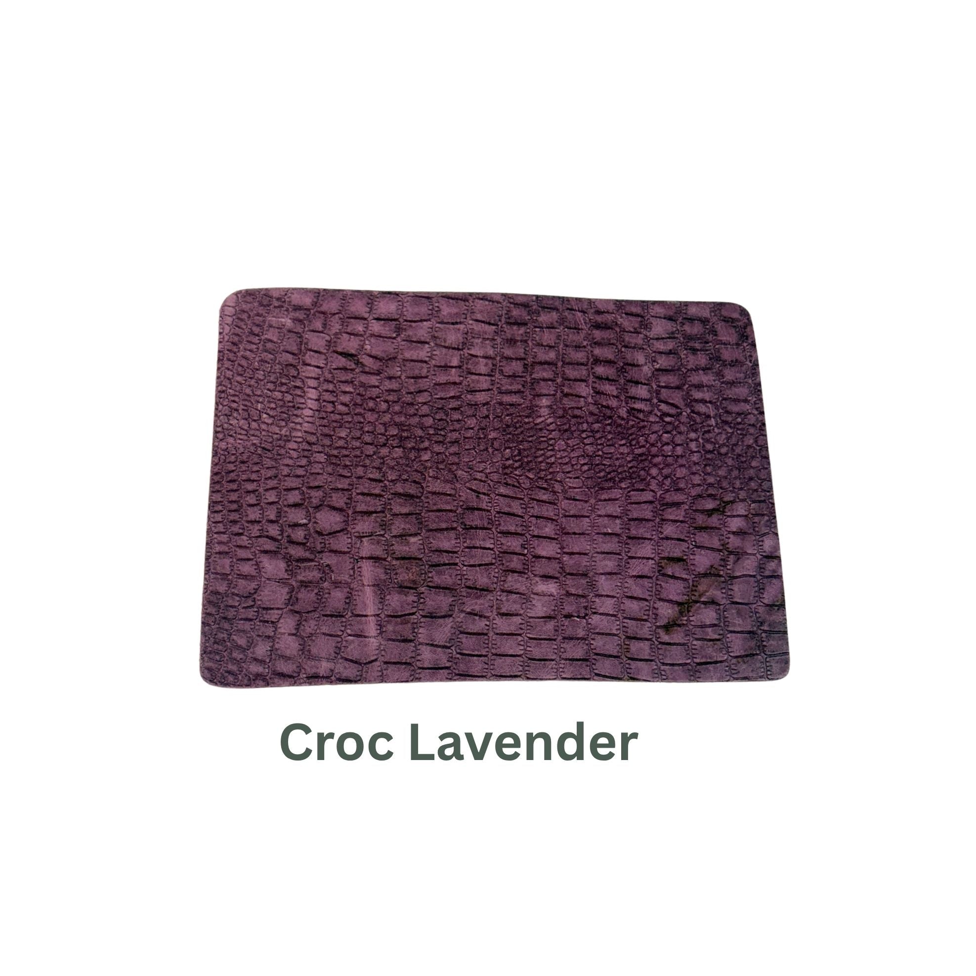 Croc Small Leather Panels