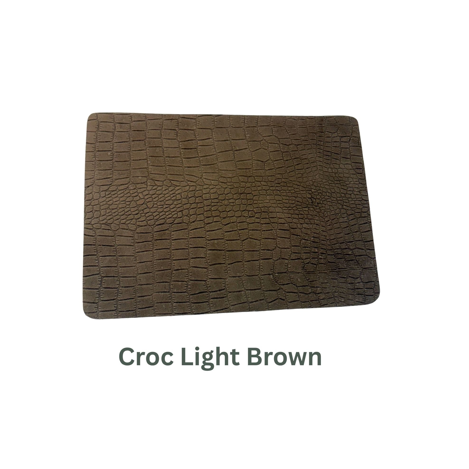 Croc Small Leather Panels