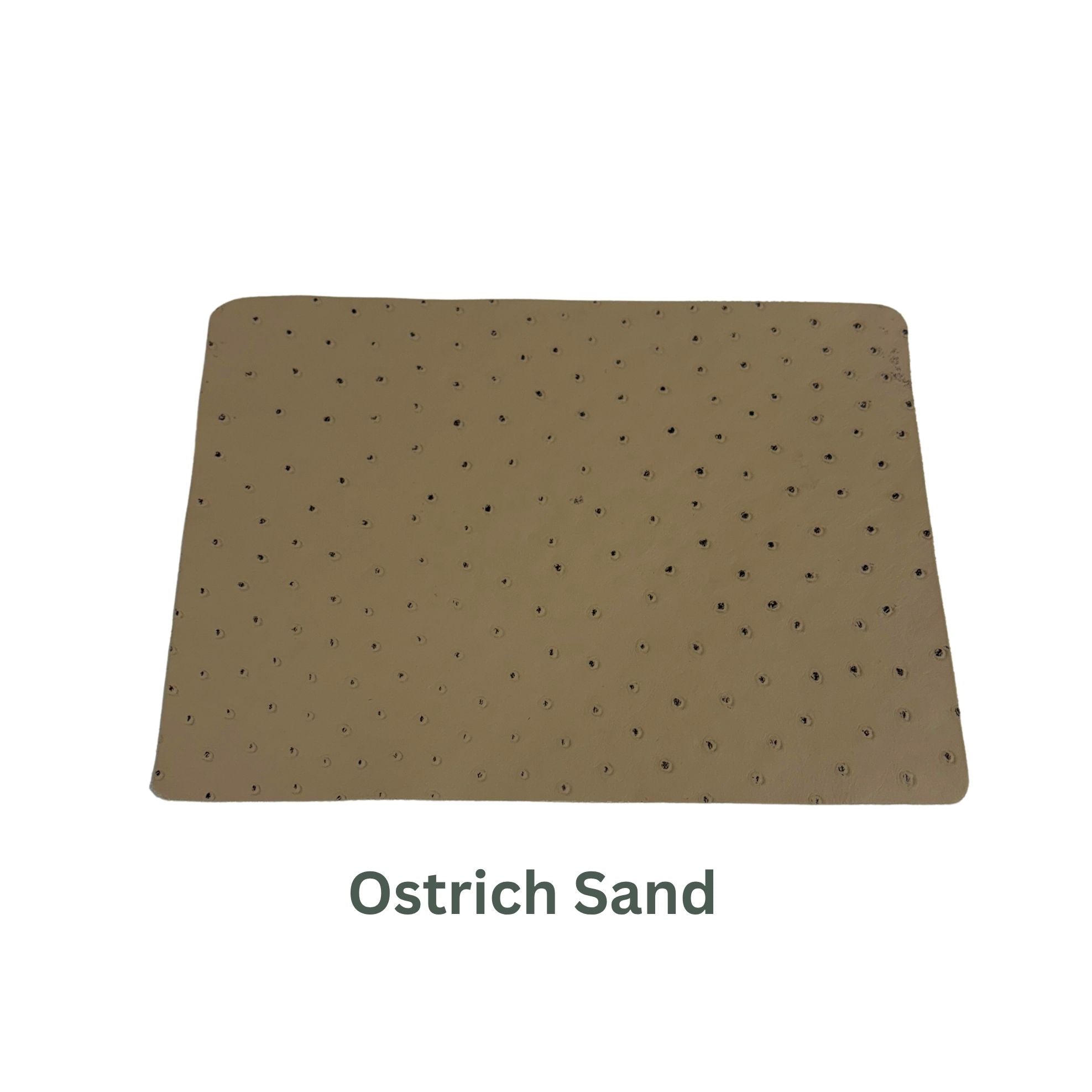 Ostrich Small Leather Panels