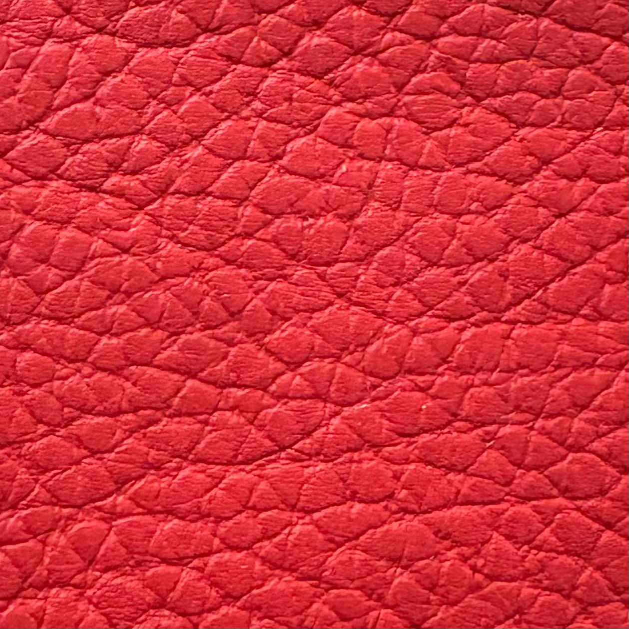 Red Upholstery Pebbled Leather Bags