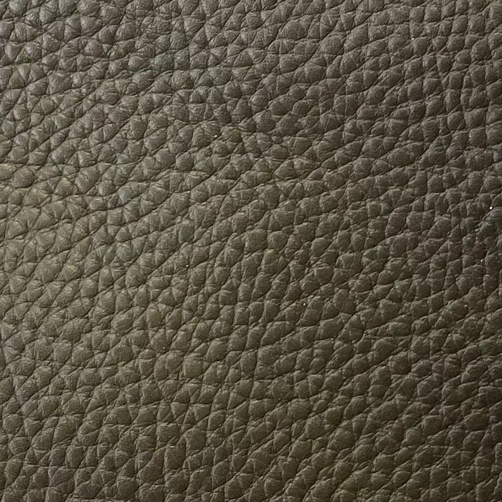 furniture leather upholstery bubble moos green dark pebbled Los Angeles sides