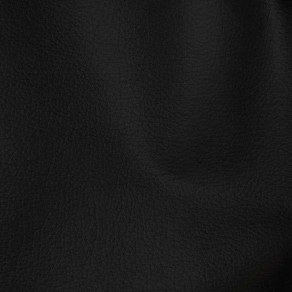 Black milled leather ebony Durable Automotive Upholstery Leather
