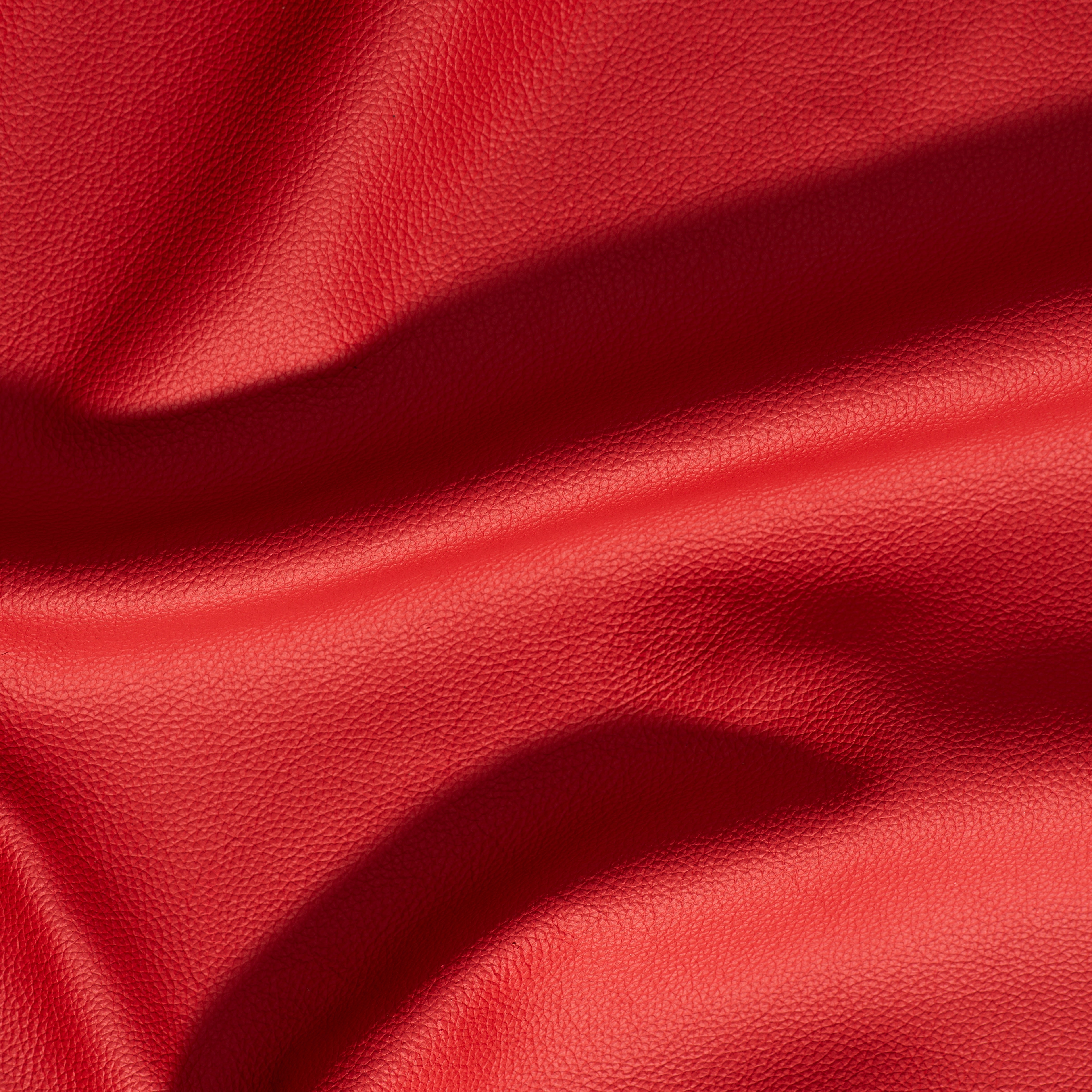 red furniture leather upholstery tosca pebbled hide Los Angeles jackets bags - Red Pebble Furniture Upholstery Genuine Leather | Danfield Leather - made in usa