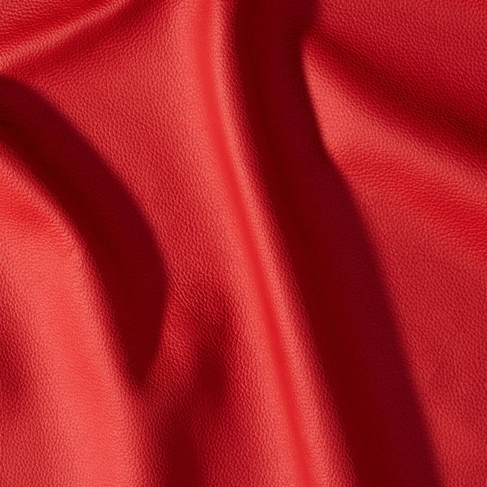 Red Pebbled Tosca Furniture Leather Upholstery