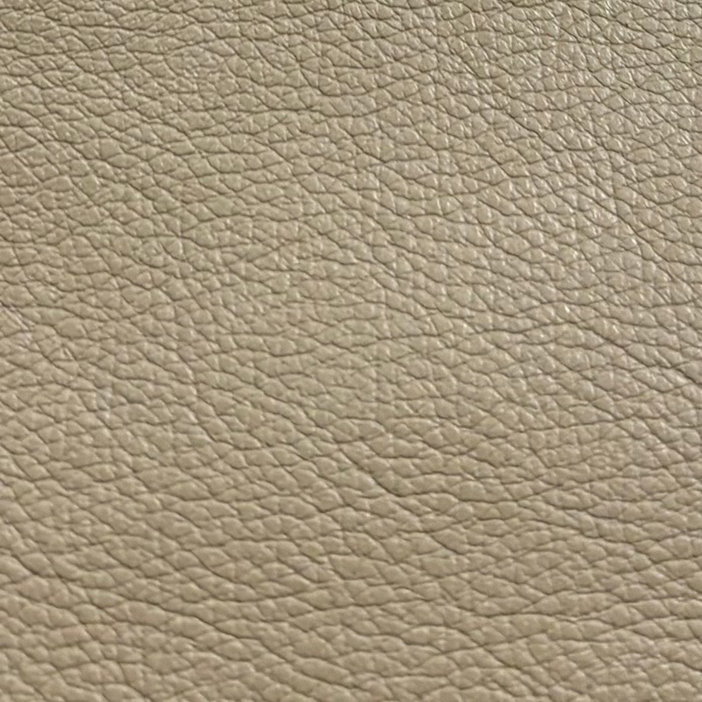 Mini Floater Almond Leather Upholstery 