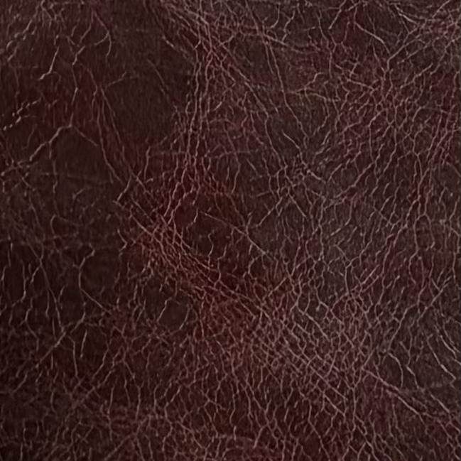 Wine Phoenix Distressed Leather Upholstery 